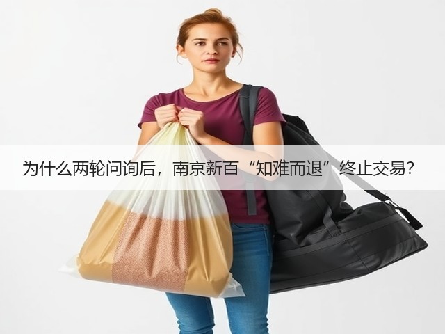 为什么两轮问询后，南京新百“知难而退”终止交易？(图2)