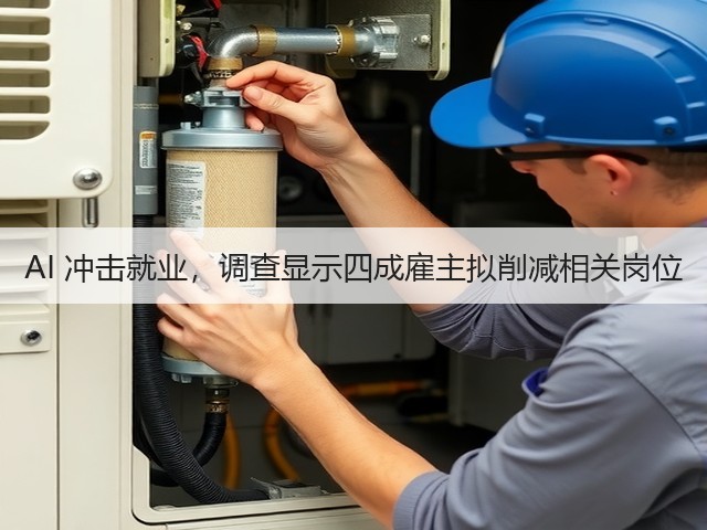 AI 冲击就业,调查显示四成雇主拟削减相关岗位(图2) AI 冲击就业,调查显示四成雇主拟削减相关岗位(图2)