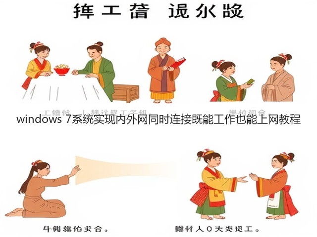 windows 7系统实现内外网同时连接既能工作也能上网教程(图3) windows 7系统实现内外网同时连接既能工作也能上网教程(图3)