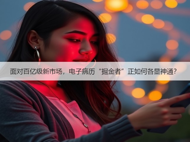 面对百亿级新市场，电子病历“掘金者”正如何各显神通？(图1)
