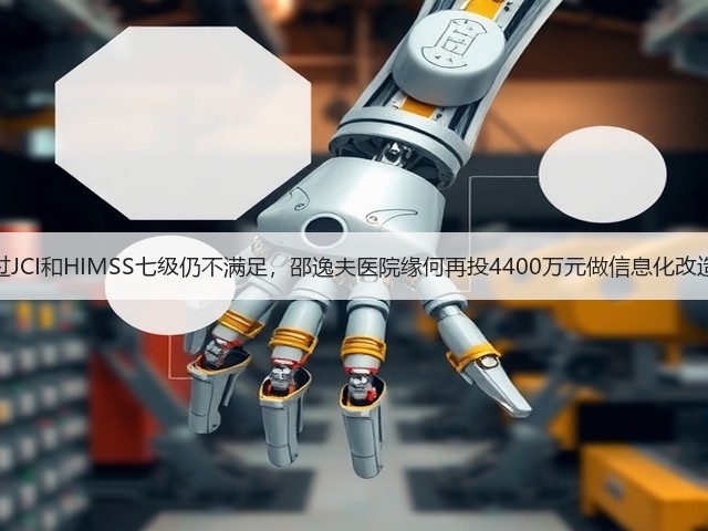 通过JCI和HIMSS七级仍不满足,邵逸夫医院缘何再投4400万元做信息化改造?(图1) 通过JCI和HIMSS七级仍不满足,邵逸夫医院缘何再投4400万元做信息化改造?(图1)