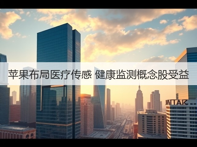 苹果布局医疗传感 健康监测概念股受益(图2) 苹果布局医疗传感 健康监测概念股受益(图2)
