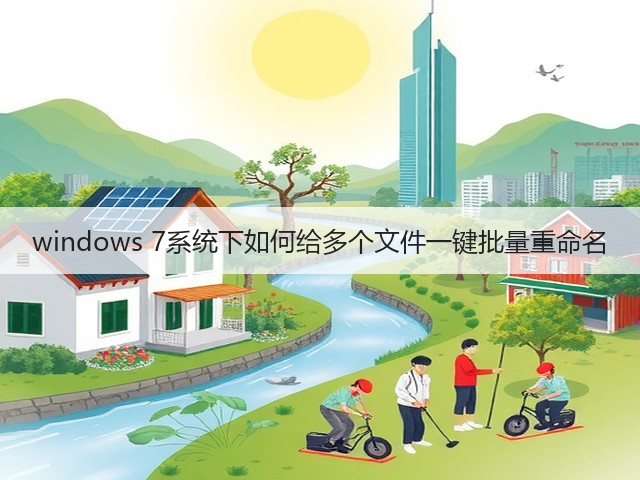 windows 7系统下如何给多个文件一键批量重命名(图3)