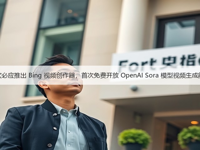 微软必应推出 Bing 视频创作器，首次免费开放 OpenAI Sora 模型视频生成能力(图1)