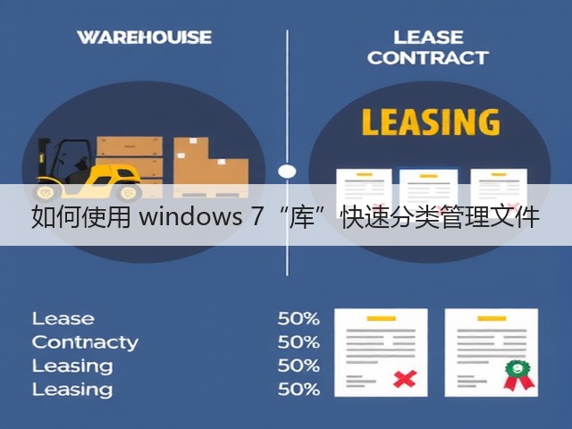 如何使用 windows 7“库”快速分类管理文件(图1) 如何使用 windows 7“库”快速分类管理文件(图1)
