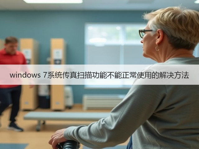 windows 7系统传真扫描功能不能正常使用的解决方法(图1) windows 7系统传真扫描功能不能正常使用的解决方法(图1)
