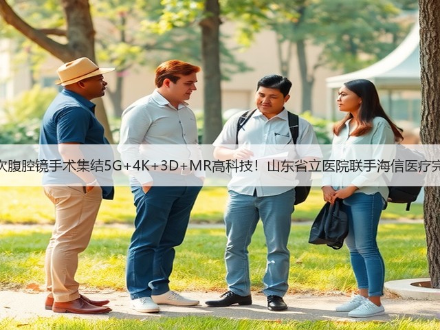 一次腹腔镜手术集结5G+4K+3D+MR高科技!山东省立医院联手海信医疗完成(图3) 一次腹腔镜手术集结5G+4K+3D+MR高科技!山东省立医院联手海信医疗完成(图3)