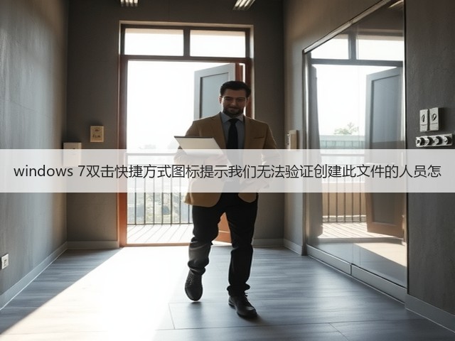 windows 7双击快捷方式图标提示我们无法验证创建此文件的人员怎(图2) windows 7双击快捷方式图标提示我们无法验证创建此文件的人员怎(图2)