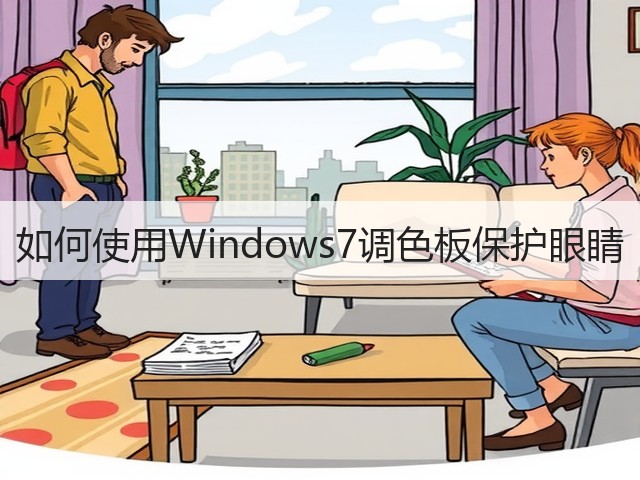 如何使用Windows7调色板保护眼睛(图3)
