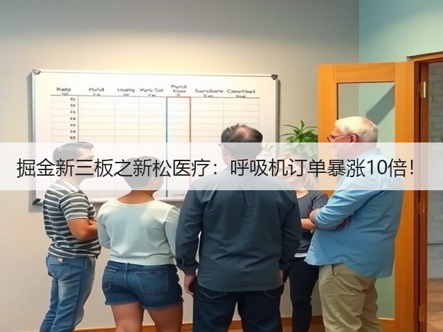 掘金新三板之新松医疗:呼吸机订单暴涨10倍!(图2) 掘金新三板之新松医疗:呼吸机订单暴涨10倍!(图2)