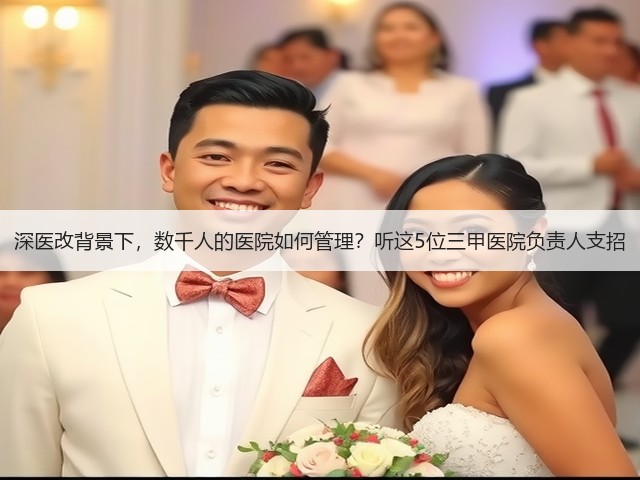 深医改背景下,数千人的医院如何管理?听这5位三甲医院负责人支招(图3) 深医改背景下,数千人的医院如何管理?听这5位三甲医院负责人支招(图3)