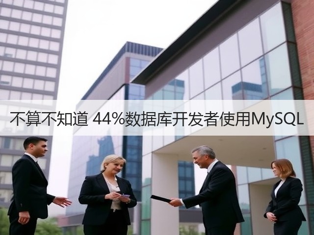 不算不知道 44%数据库开发者使用MySQL(图3) 不算不知道 44%数据库开发者使用MySQL(图3)