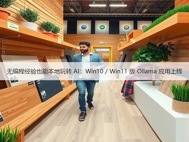 无编程经验也能本地玩转 AI:Win10 / Win11 版 Ollama 应用上线(图3) 无编程经验也能本地玩转 AI:Win10 / Win11 版 Ollama 应用上线(图3)