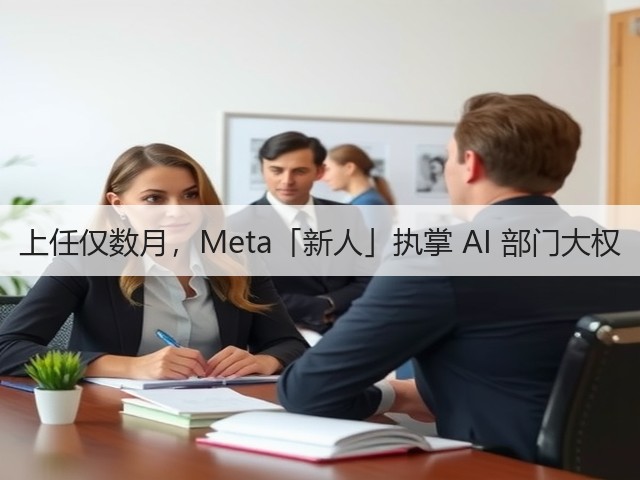 上任仅数月，Meta「新人」执掌 AI 部门大权(图1)