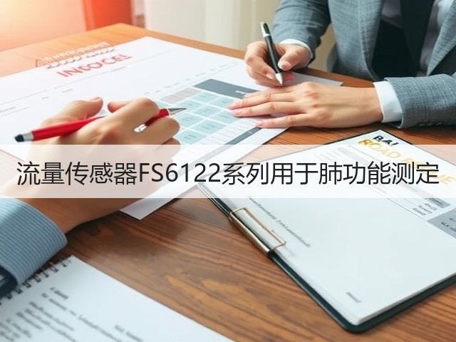 流量传感器FS6122系列用于肺功能测定(图1)