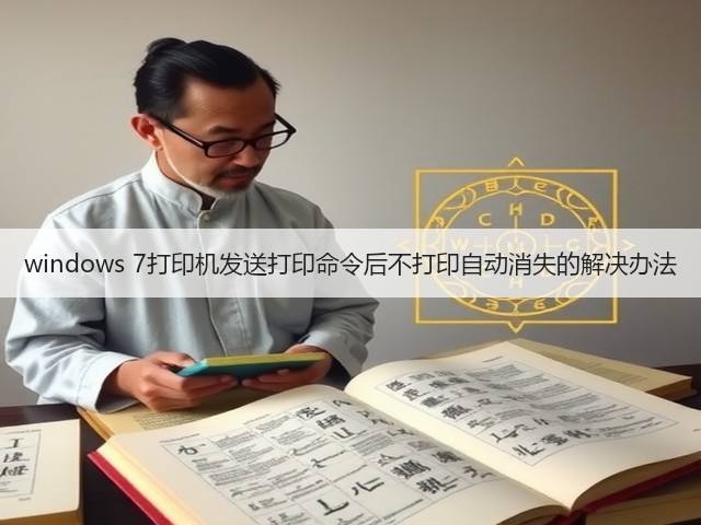 windows 7打印机发送打印命令后不打印自动消失的解决办法(图1) windows 7打印机发送打印命令后不打印自动消失的解决办法(图1)