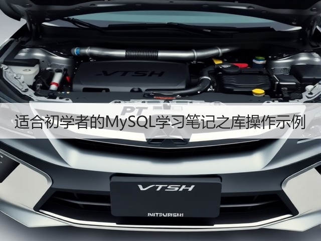 适合初学者的MySQL学习笔记之库操作示例(图2) 适合初学者的MySQL学习笔记之库操作示例(图2)