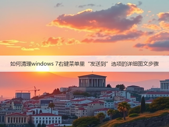 如何清理windows 7右键菜单里“发送到”选项的详细图文步骤(图1)