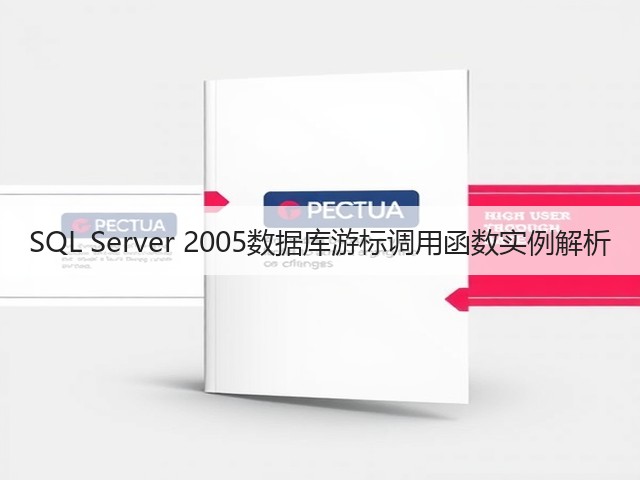 SQL Server 2005数据库游标调用函数实例解析(图2)