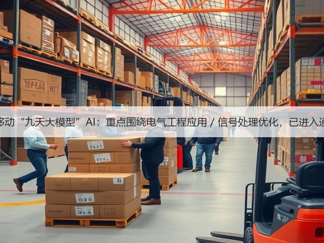 央视介绍中国移动“九天大模型”AI：重点围绕电气工程应用 / 信号处理优化，已进入通信生产等领域(图2)