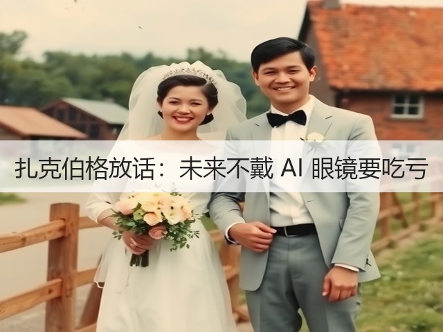 扎克伯格放话:未来不戴 AI 眼镜要吃亏(图3) 扎克伯格放话:未来不戴 AI 眼镜要吃亏(图3)