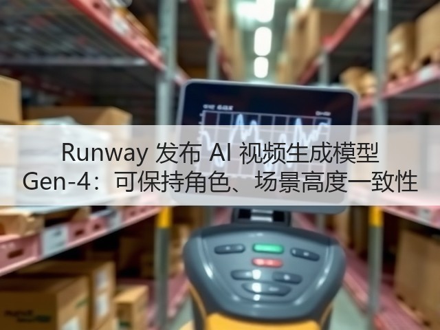 Runway 发布 AI 视频生成模型 Gen-4：可保持角色、场景高度一致性(图1)