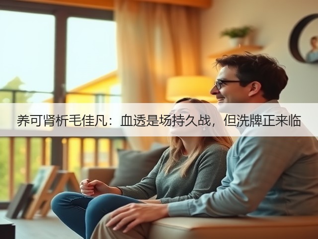 养可肾析毛佳凡:血透是场持久战,但洗牌正来临(图2) 养可肾析毛佳凡:血透是场持久战,但洗牌正来临(图2)
