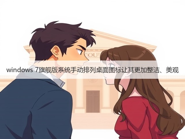windows 7旗舰版系统手动排列桌面图标让其更加整洁、美观(图3) windows 7旗舰版系统手动排列桌面图标让其更加整洁、美观(图3)