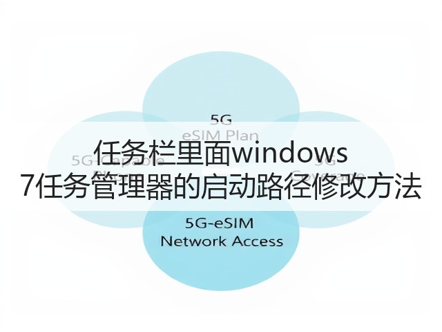 任务栏里面windows 7任务管理器的启动路径修改方法(图3) 任务栏里面windows 7任务管理器的启动路径修改方法(图3)