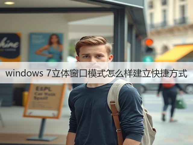 windows 7立体窗口模式怎么样建立快捷方式(图1)