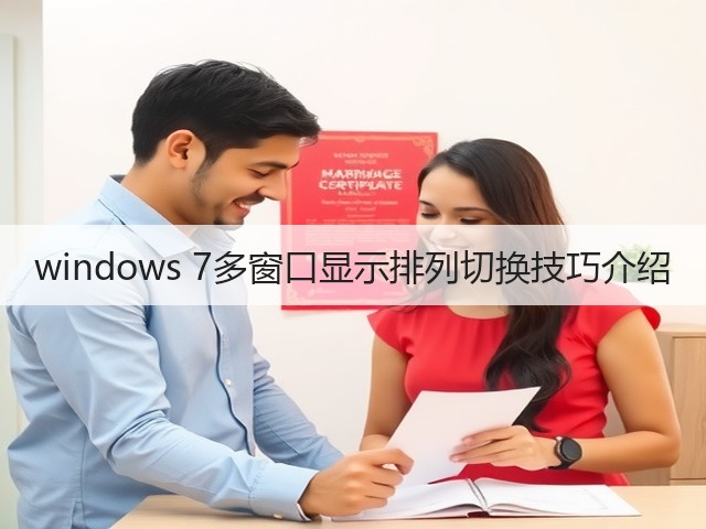 windows 7多窗口显示排列切换技巧介绍(图2)