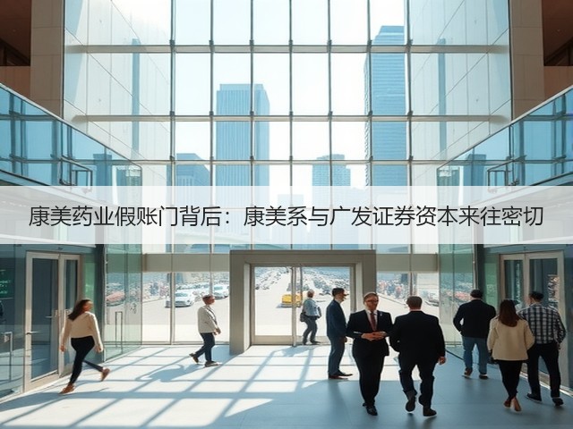 康美药业假账门背后:康美系与广发证券资本来往密切(图3) 康美药业假账门背后:康美系与广发证券资本来往密切(图3)