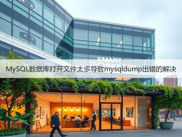 MySQL数据库打开文件太多导致mysqldump出错的解决(图3)
