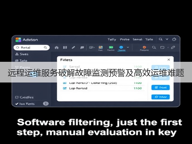 远程运维服务破解故障监测预警及高效运维难题(图2) 远程运维服务破解故障监测预警及高效运维难题(图2)