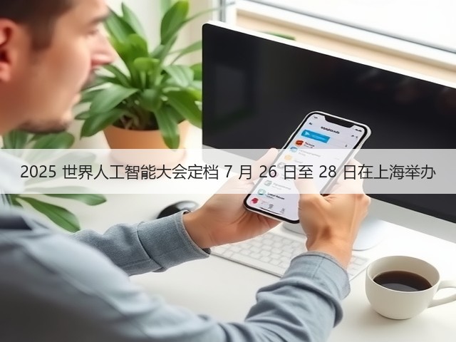 2025 世界人工智能大会定档 7 月 26 日至 28 日在上海举办(图1) 2025 世界人工智能大会定档 7 月 26 日至 28 日在上海举办(图1)
