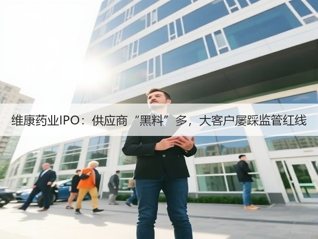 维康药业IPO:供应商“黑料”多,大客户屡踩监管红线(图3) 维康药业IPO:供应商“黑料”多,大客户屡踩监管红线(图3)