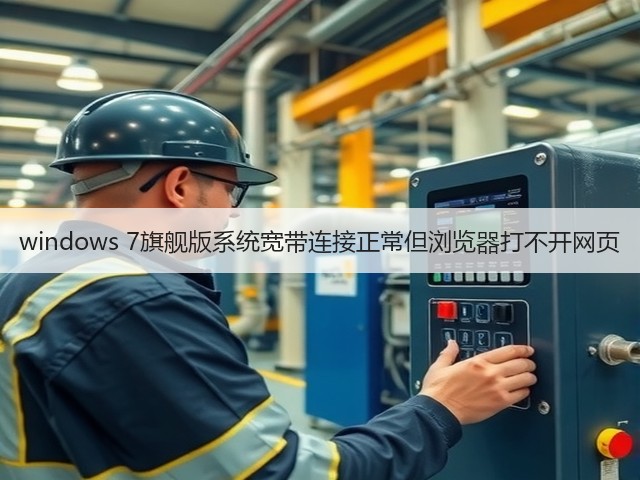 windows 7旗舰版系统宽带连接正常但浏览器打不开网页(图3) windows 7旗舰版系统宽带连接正常但浏览器打不开网页(图3)