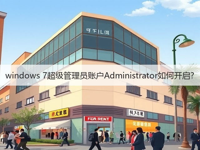 windows 7超级管理员账户Administrator如何开启?(图2)