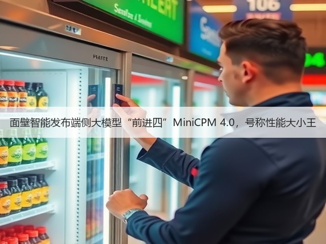 面壁智能发布端侧大模型“前进四”MiniCPM 4.0,号称性能大小王(图1) 面壁智能发布端侧大模型“前进四”MiniCPM 4.0,号称性能大小王(图1)