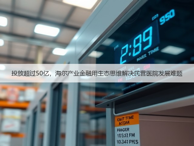 投放超过50亿,海尔产业金融用生态思维解决民营医院发展难题(图3) 投放超过50亿,海尔产业金融用生态思维解决民营医院发展难题(图3)