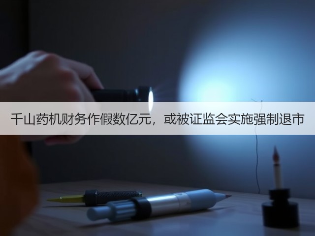 千山药机财务作假数亿元,或被证监会实施强制退市(图1) 千山药机财务作假数亿元,或被证监会实施强制退市(图1)