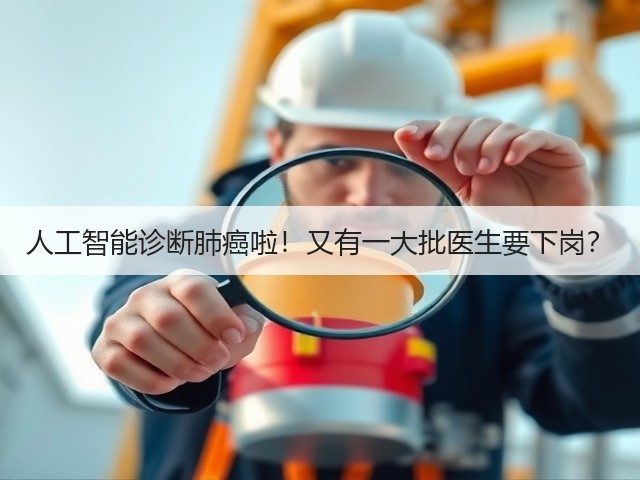 人工智能诊断肺癌啦!又有一大批医生要下岗?(图3) 人工智能诊断肺癌啦!又有一大批医生要下岗?(图3)