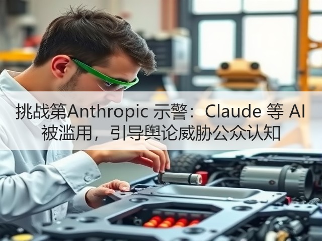 挑战第Anthropic 示警：Claude 等 AI 被滥用，引导舆论威胁公众认知(图3)