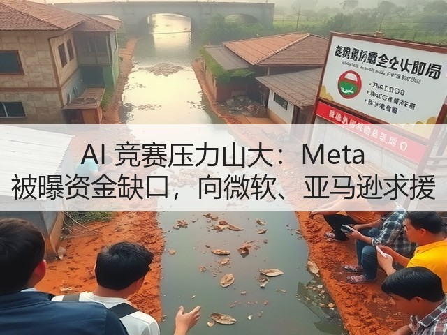 AI 竞赛压力山大:Meta 被曝资金缺口,向微软、亚马逊求援(图2) AI 竞赛压力山大:Meta 被曝资金缺口,向微软、亚马逊求援(图2)