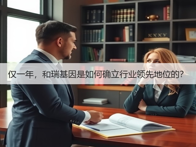 仅一年,和瑞基因是如何确立行业领先地位的?(图2) 仅一年,和瑞基因是如何确立行业领先地位的?(图2)
