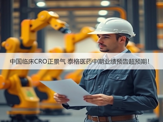 中国临床CRO正景气 泰格医药中期业绩预告超预期!(图2) 中国临床CRO正景气 泰格医药中期业绩预告超预期!(图2)