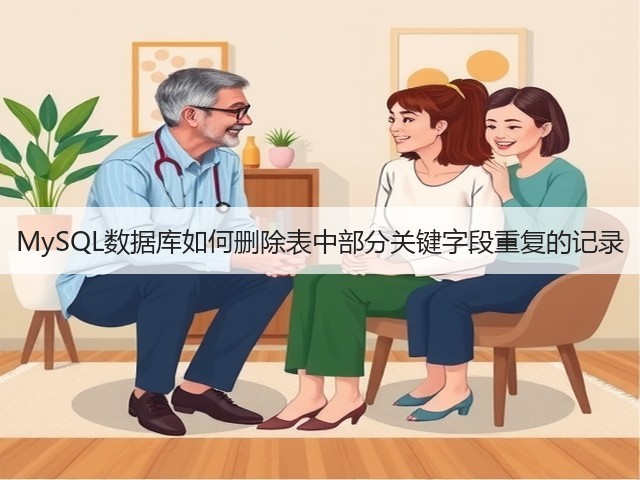 MySQL数据库如何删除表中部分关键字段重复的记录(图3) MySQL数据库如何删除表中部分关键字段重复的记录(图3)