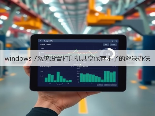 windows 7系统设置打印机共享保存不了的解决办法(图2)