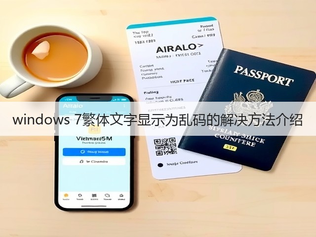 windows 7繁体文字显示为乱码的解决方法介绍(图1) windows 7繁体文字显示为乱码的解决方法介绍(图1)