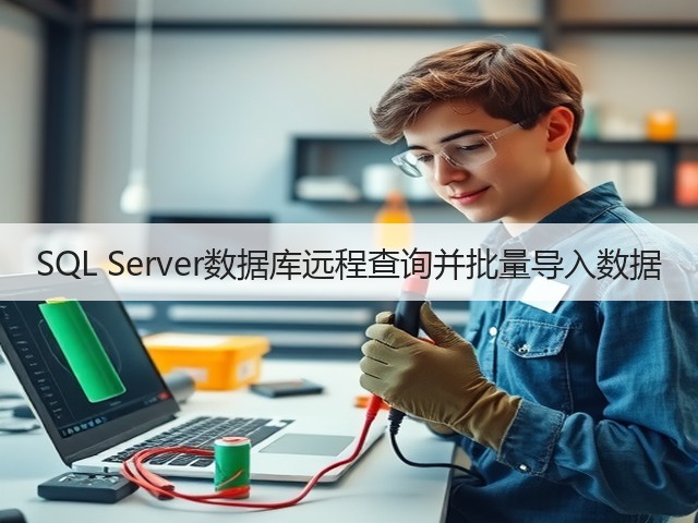 SQL Server数据库远程查询并批量导入数据(图2)